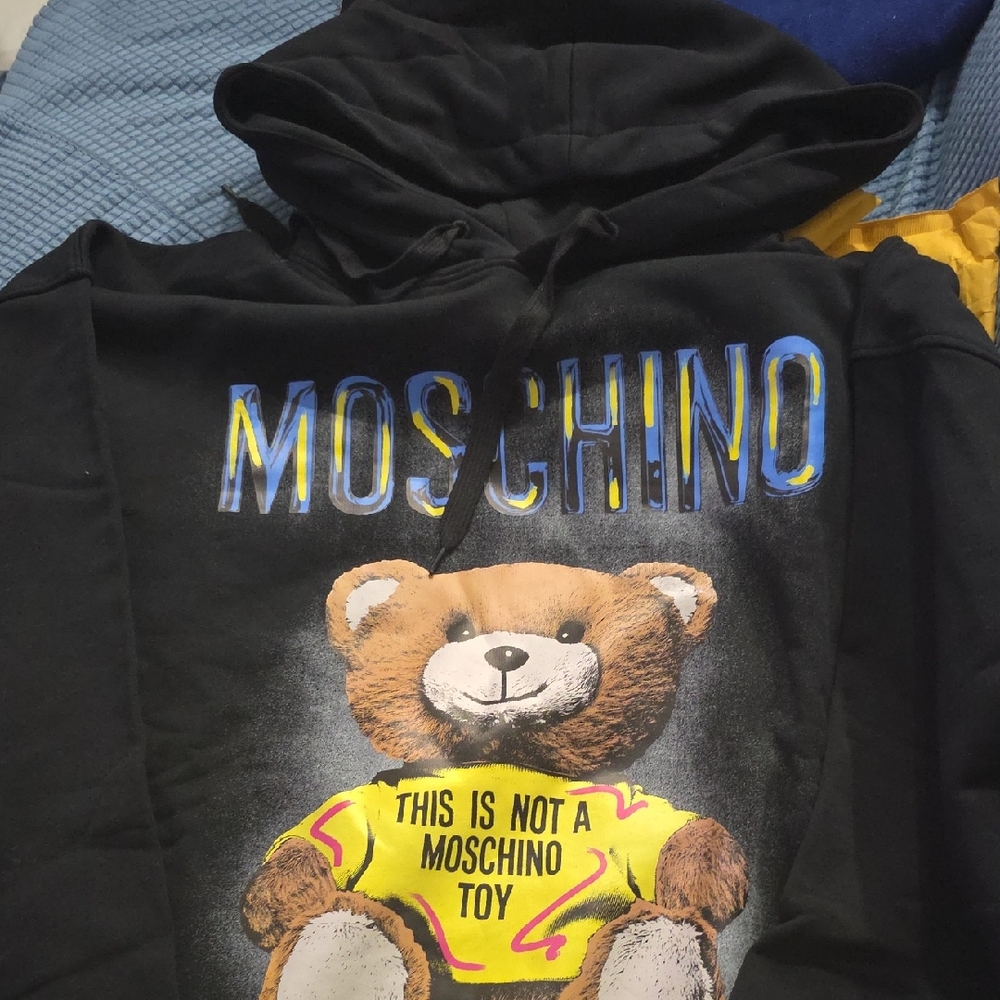 Moschino Couture Black This Is Not A Moschino Toy Hoodie New With Tags. SIZE XL